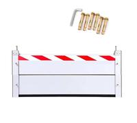 UE-MAOLU Aluminum Flood Protection Barrier Reusable Heavy Duty Flood Control Baffle Quick Detachable Water Stopper Panel For Garage Basement(H 40cm,L 112cm)