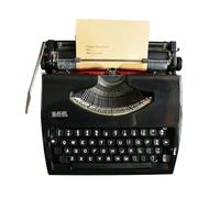UE-MAOLU Vintage Typewriter - Portable Manual Typewriter, Electric Typewriter With Correction, Perfect Writer's Literary Gift For Notes Or Letters, Creative Writing