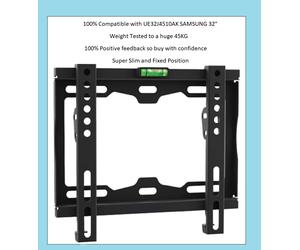 UE32J4510AK SAMSUNG 32" ULTRA SLIM TV BRACKET WALL MOUNT LCD Screen Fixing NEW
