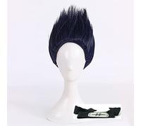 Uearlid Anime Wig Kisame Hoshigaki Wig,Short Wig,Costume Halloween Wig,for Halloween,Costume Party,Anime Show,Cosplay Event,Concerts(Size:Style B) Cosplay Anime Wig Coser (Size : Stijl B)