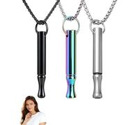 UEAVOID Smoking Quitting Aid Set of 3, 3 Colours - Stop Smoking Support & Stress Relief for a Smokeless Life, Anxiety Breath Necklace with Resistance