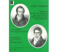 Über den richtigen Vortrag der sämtlichen Carl Czerny Book [Softcover] Piano Uni