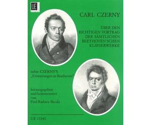 Über den richtigen Vortrag der sämtlichen Carl Czerny Book [Softcover] Piano Uni