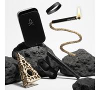 Überleben | FIREKIT Survival Fire Starter Kit - All-in-One Ferro Rod, Striker, Tinder Wick & Bellow - Waterproof Camping Essentials