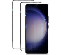 UEEBAI 2 Packs Screen Protector for Samsung Galaxy S24 5G, Tempered Glass HD Clear Sensor Protection 9H Hardness Case Friendly Easy Installation Bubble Free Glass Full Coverage Tempered Film
