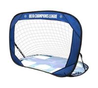 UEFA Champions League 2 in 1 Pop Up Target Goal - Portable Goal,Training Equipment, Carry Bag, Kids, Adults, UCL Merchandise, Blue