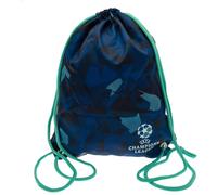 UEFA Champions League Men's Abstract Drawstring Bag in Turquoise UEFA Champions League Turquoise