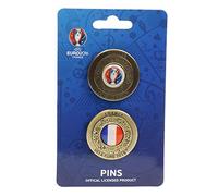 UEFA EURO 2016 - Officially Licensed Metal Pin Set of Two - Pin