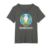 UEFA Euro 2020 "Logo T-Shirt, Women's Plus, Asphalt Grey, 1X