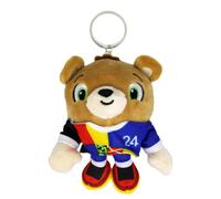 UEFA Euro 2024 - Plush Keyring/Keyring Mascot Albärt - 12 cm - Made from Recycled PET, multicoloured, 45 mm