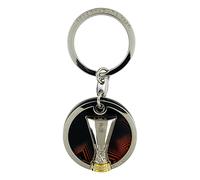 UEFA Europa League 2 part offset keychain, Silver, One Size