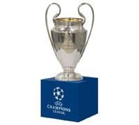 UEFA UEFA-CL-70-HP Champions League Replica Trophy 70 mm on Wooden Base Silver