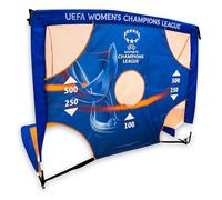 UEFA Women's Champions League 4ft Pop Up Football Goal - UWCL | Officially Licensed, 2-in-1 Target Training Equipment, Weatherproof Portable Design, Official UWCL Licensed Merchandise