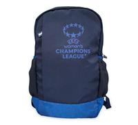 UEFA Women's Champions League Backpack - UWCL Officially Licensed Merchandise, Laptop Compartment, Mesh Bottle Holders, Durable Football Fan Travel Rucksack