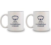 UEFA Women's Champions League Ceramic Coffee Mug, 11oz, UW up (Pack of 2)