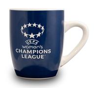 UEFA Women's Champions League Ceramic Tea Mug, 11oz, UW up | Officially Licensed, Microwave Safe Cup for Hot Drinks and Coffee, Football Gift for Kids & Adults