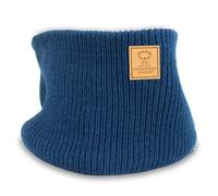 UEFA Women's Champions League Knitted Snood - UWCL Offically Licensed Merchandise, Neck Warmer for Men & Women, Scarf Alternative, Great Football Gift Idea, Blue, One Size