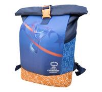 UEFA Women's Champions League Roll Top Backpack - UWCL, Laptop Compartment | Officially Licensed, Adjustable Straps, Durable Football Fan Rucksack