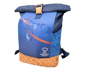 UEFA Women's Champions League Roll Top Backpack - UWCL Officially Licensed Merchandise, Laptop Compartment, Adjustable Straps, Durable Football Fan Rucksack