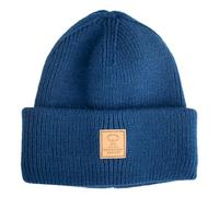 UEFA Women's Champions League Winter Beanie Hat - UWCL Officially Licensed Merchandise, Soft Knit Headwear, Cosy Unisex Cap, Machine Washable, Blue, One Size