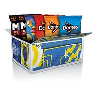 UEFA Women's Euros Football Crisps & Snacks Box | Walkers | Doritos | Walkers Max Strong (Case of 6 Packs)