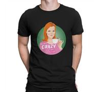 UEG Desperate Housewives Susan Gabrielle Tshirts I Am Not Crazy Print Homme T Shirt Hipster Tops Black L Black L