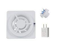UEGFSIJRF 2 Inch Bathroom Vent Fan,Wall Vent Fan Air Vent Fan Booster with Exhaust and Intake Timer Switch for Room Ceiling Garage Kitchen HVAC System(3-speed adjustment)