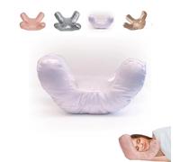 UEGFSIJRF Flawless Face Pillow, Pillows for Maintaining Facial Wrinkles Beauty Pillow with Satin Pillowcase Anti Aging for Back Sleeping Side Sleeper