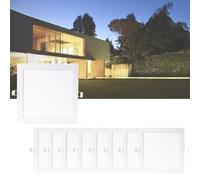 UEGFSIJRF Premium 6 Inch Recessed Lighting 9 Pack, LED Can Lights Selectable 3000K/4500K/6000K, 12W 720LM, Ultra-Thin for Bedroom Bathroom (3000K,9W)