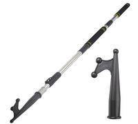 UEGHNS Telescopic Boat Hooks, Docking Telescopic Pole Stainless Steel Reinforced Tube Retractable and Adjustable to Hook at Will Sponge Handle Non-Slip Design Must-Have Boat Accessories (103inch)