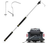 UEGHNS Truck Cargo Grabber, Telescopic Adjustable Length 3ft-6ft, Heavy Duty Grabber Forward Tool 110 lb. Tensile Strength Rustproof Stainless Steel.