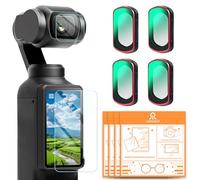 UEGOGO Magnetic ND Filter Set Compatible with DJI Osmo Pocket 3 Creator Combo Accessories, 4 Pack ND4+ND8+ND16+ND32 Protection Polarizer Neutral Density Filters
