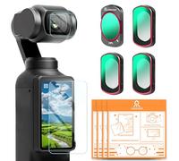 UEGOGO Magnetic ND Filter Set Compatible with DJI Osmo Pocket 3 Creator Combo Accessories, 4 Pack ND8+ND16+ND32+CPL Protection Polarizer Neutral Density Filters