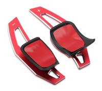 UEGVJIAS Paddle Shifter Kit Compatible with Seat for Leon 2009 2010 2011 2012 2013 2014 Steering Wheel Paddle Extension Shift Cover(Red)