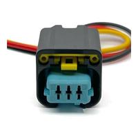 sensor connector Compatible With Peugeot 3 Pin Car Crankshaft Sensor Plug Wiring Harness Waterproof Electronic Connector 1801179-1 1801179-2 1801179(Blue)