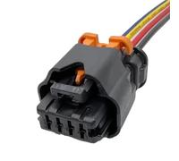 UEGVJIAS sensor connector Compatible With Peugeot For 301 2008 4 Pin 13876521 Auto Engine Gasoline Pump Electrical Connectors Female Wire Harness Plug