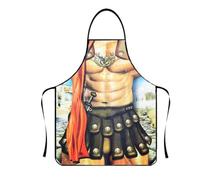 UEIOAVL Barbecue Aprons, BBQ Apron for Men Funny Gifts 1 Piece Men's BBQ Apron Sexy Cooking Apron Fun Novelty Cooking BBQ Party Role Play Apron Men Gift Cooking Apron
