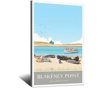 UEJD Blakeney Point Norfolk Vintage Travel Poster Seals Decorative Posters Modern Bedroom Canvas Art Poster Picture Painting Posters Wall Decor Art Gift