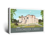 UEJD Vintage Colchester Castle Essex Travel Poster Decorative Posters Modern Bedroom Canvas Art Poster Picture Painting Posters Wall Decor Art Gift