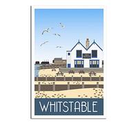 UEJD Vintage Whitstable Kent Coast Travel Poster Decorative Posters Modern Bedroom Canvas Art Poster Picture Painting Posters Wall Decor Art Gift, Unframe-style, 12x18inchs(30x45cm)