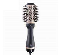 UELAY Women's Hot Air Brush, 3 In 1 Drying, Volume & Styling, Ceramic Coating in Gold