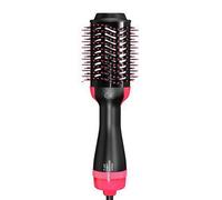 UELAY Women's Hot Air Brush, 3 In 1 Drying, Volume & Styling, Ceramic Coating in Pink