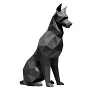 Uematu Doberman Pinscher Papercraft, Origami, 3D Paper Craft Kit, DIY Paper Craft Templates, Modern, Foldable, Adult