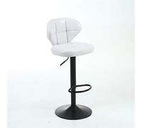 uemlle PU Bar Stool, Adjustable Height Chair Office Kitchen Restaurant Counter Breakfast Stool, Multifunction Coffee Chair, 40 * 34 * 84-104CM(Size:60-84CM,Color:B)