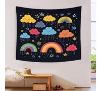 UENDOKRNN 3D Rainbow Printed Wall Blanket Home Decoration Bedding Poster Wall Art Tapestry Tapestries Wall Hanging Soft Polyester for Bedroom,Decorations Beach Blanket College Dorm 180cmx230cm