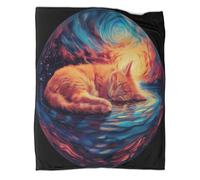 UENDOKRNN Cat Printed Throw Blanket, 3D Blanket, Warm & Cosy Blankets For Beds, for Sofa Bed Couch Double 60x80inch(150x200cm)