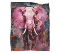 UENDOKRNN Elephant Blankets 3D Warm & Cosy Blankets For Beds, Bedding for Bed Couch, 40x50inch(100x130cm)