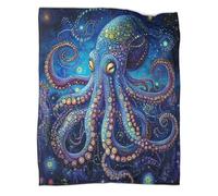 UENDOKRNN Octopus Blanket 3D Blanket, Warm & Cosy Blankets For Beds, for Kids Boys Adults 40x50inch(100x130cm)