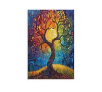 UENDOKRNN Tree of Life Wall Art Poster Minimalist Prints,Canvas Wall Art ForBedroom Living Room Decor Canvas Prints 12x18inch(30x45cm)