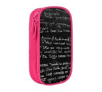 UENFFKDAP Abstract Science Chemistry Large Capacity Pencil Case, Student Pencil Case, Cosmetic Bag. Suitable for Schools and Offices, Unisex.